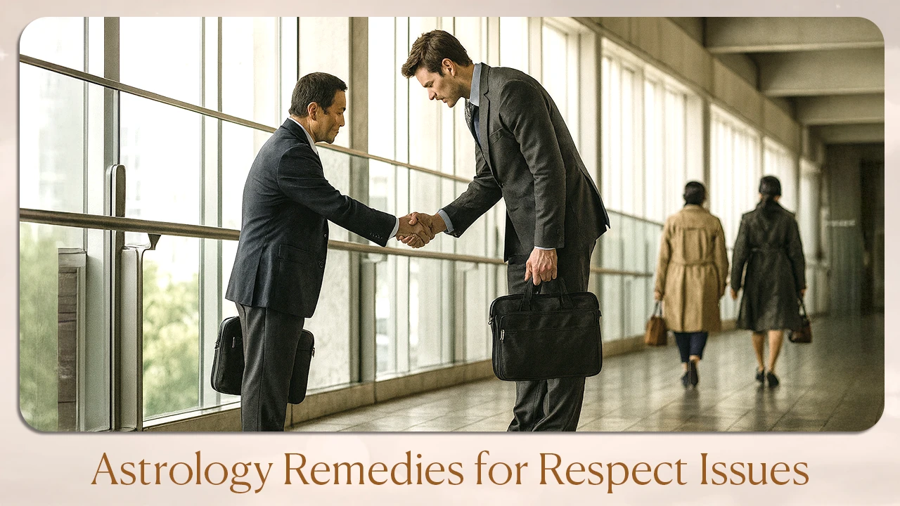 Astrology Remedies for Respect Issues 